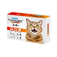 Панацея Суперіум для котів вагою 2-8 кг від бліх, кліщів, гельмінтів, 1 таблетка