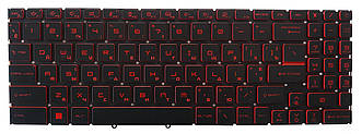 Клавіатура для ноутбуків MSI GE76, GF66, GF76, GL66, GL76, GP76, MS-17L1, MS-1581, чорна без рамки, підсвітка