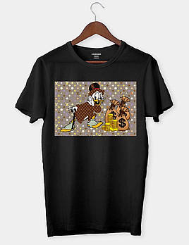 Чоловіча футболка "Скрудж Макдак Louis Vuitton"