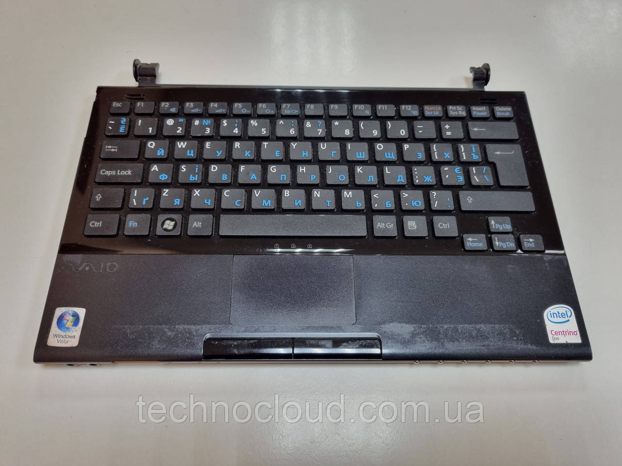 Середня частина корпусу ноутбука топ кейс Palmrest Sony Vaio VGN-TZ2, VGN-TZ20WN