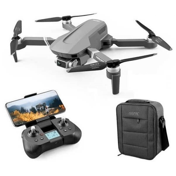 4DRC F4 - дрон з 4K камерою, FPV, GPS, BК двигуни, 2 км. до 25 хв. з сумкою