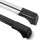 Поперечки на Acura MDX (2006-2013) Flybar V1. На стандартні рейлінги. Сірі \ Чорні, фото 6