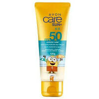 Сонцезахисний крем для дитячої шкіри SPF 50 Avon Care Sun+ (120 мл)