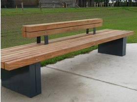 Лавочка паркова в стилі LOFT