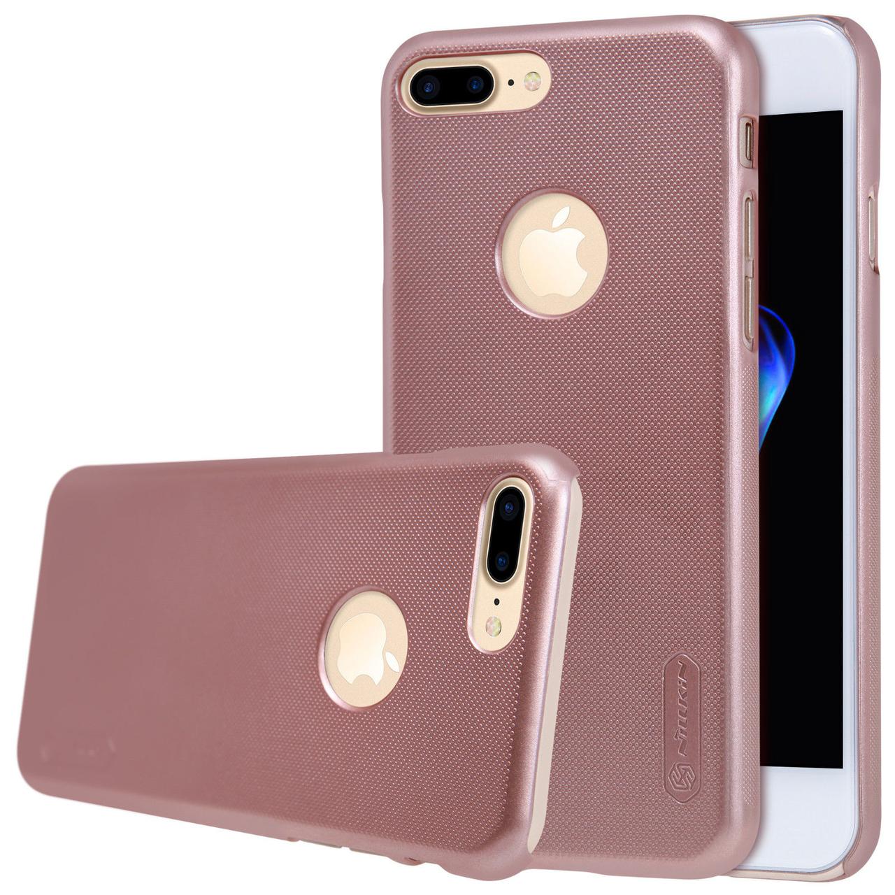 Чехол Nillkin Matte для Apple iPhone 7 plus / 8 plus (5.5") (+ пленка) Розовый / Rose Gold - фото 1 - id-p1662473784