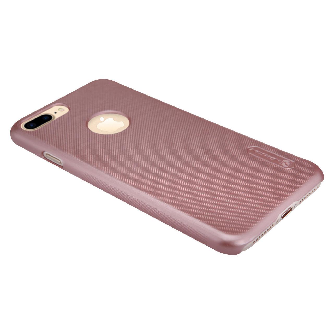 Чехол Nillkin Matte для Apple iPhone 7 plus / 8 plus (5.5") (+ пленка) Розовый / Rose Gold - фото 3 - id-p1662473784