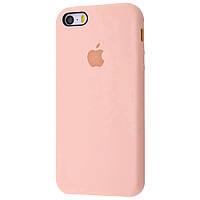 Чехол Silicone Case (AA) для Apple iPhone 5/5S/SE Розовый / Light pink