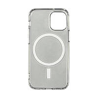 Чохол сіліконовий MagSafe для Apple iPhone 12 Mini прозорий