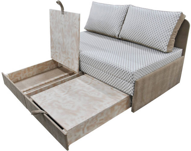 Купить Компактный раскладной диван без подлокотников Омега 160 см / 1,6 ...