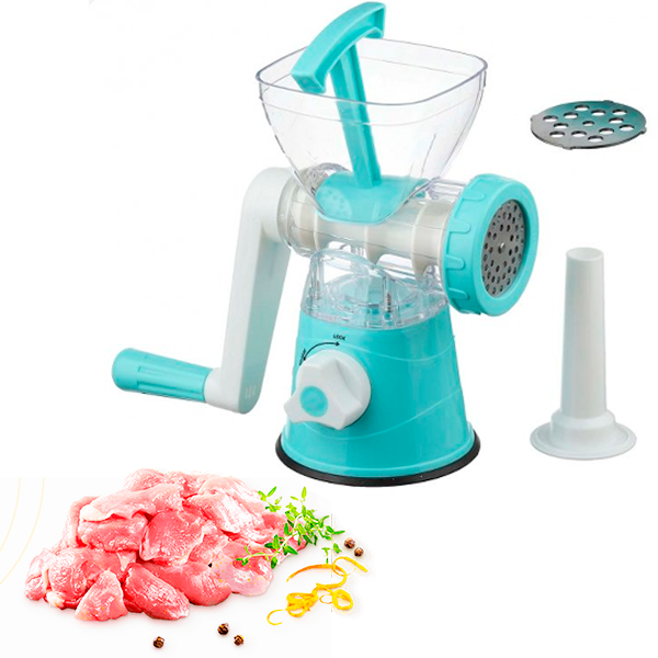 Ручна м'ясорубка Find Back RF706 Super Mincer Grater Блакитна, фото 1
