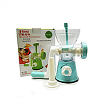 Ручна м'ясорубка Find Back RF706 Super Mincer Grater Блакитна, фото 2