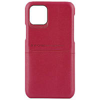 Кожаная накладка G-Case Cardcool Series для Apple iPhone 13 mini (5.4") Искусственная кожа, Красный