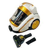 Контейнерний циклонний пилосос Rainberg RB-658, пилосос 5л контейнерний 5200W Без мішка, побутовий для дому, фото 7