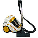 Контейнерний циклонний пилосос Rainberg RB-658, пилосос 5л контейнерний 5200W Без мішка, побутовий для дому, фото 8