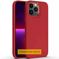 TPU чехол Bonbon Metal Style для Apple iPhone 13 (6.1") Красный / Red