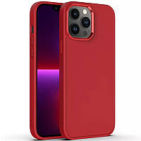 TPU чехол Bonbon Metal Style для Apple iPhone 13 Pro (6.1") Красный / Red