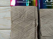 Шкарпетки жіночі капронові A.M.Y fashion classic 100Den бежеві великий ромб НК-27101, фото 8