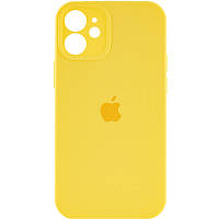 Чехол Silicone Case Full Camera Protective (AA) для Apple iPhone 12 mini (5.4") Желтый / Yellow