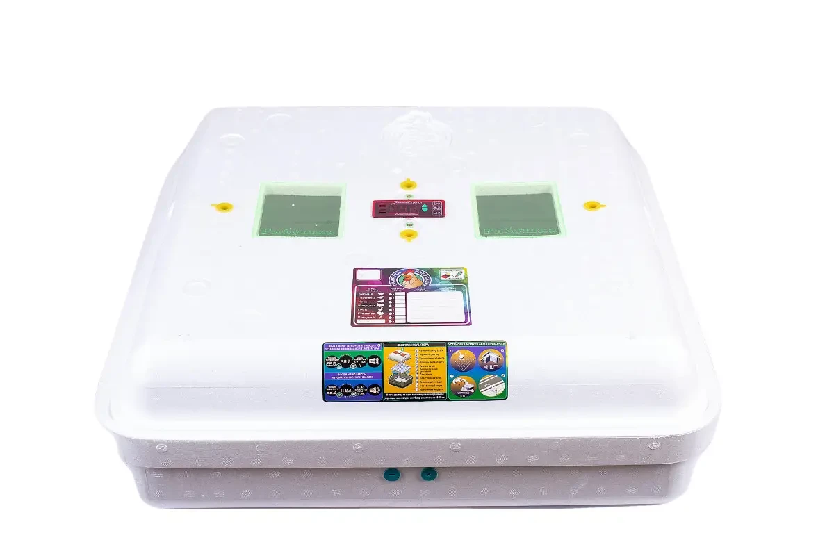 Інкубатор автоматичний Рябушка Turbo 120 з вологоміром, фото 1