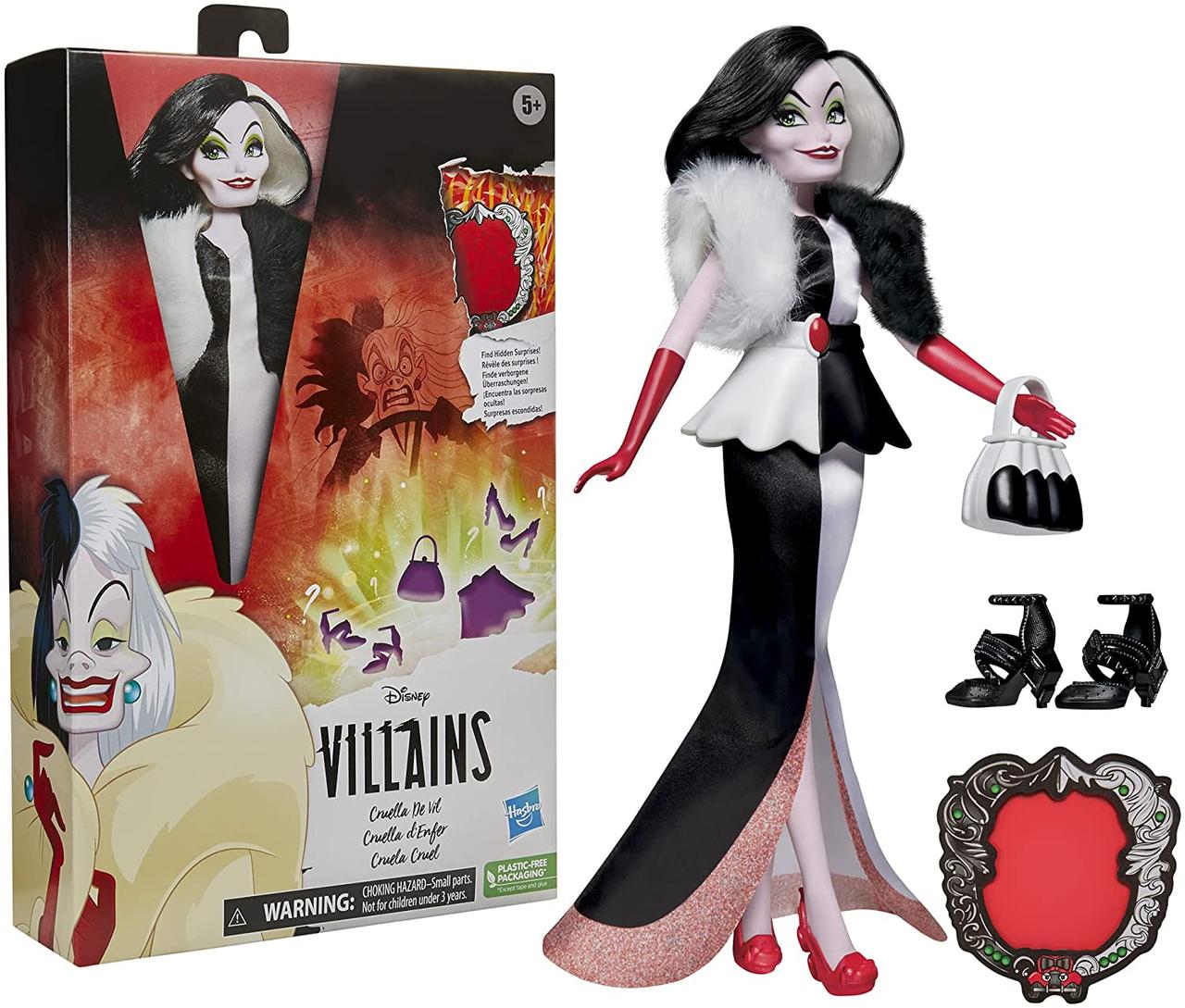 Круелла де Віль Дісней Злодійки лялька Disney Villains Cruella De Vil