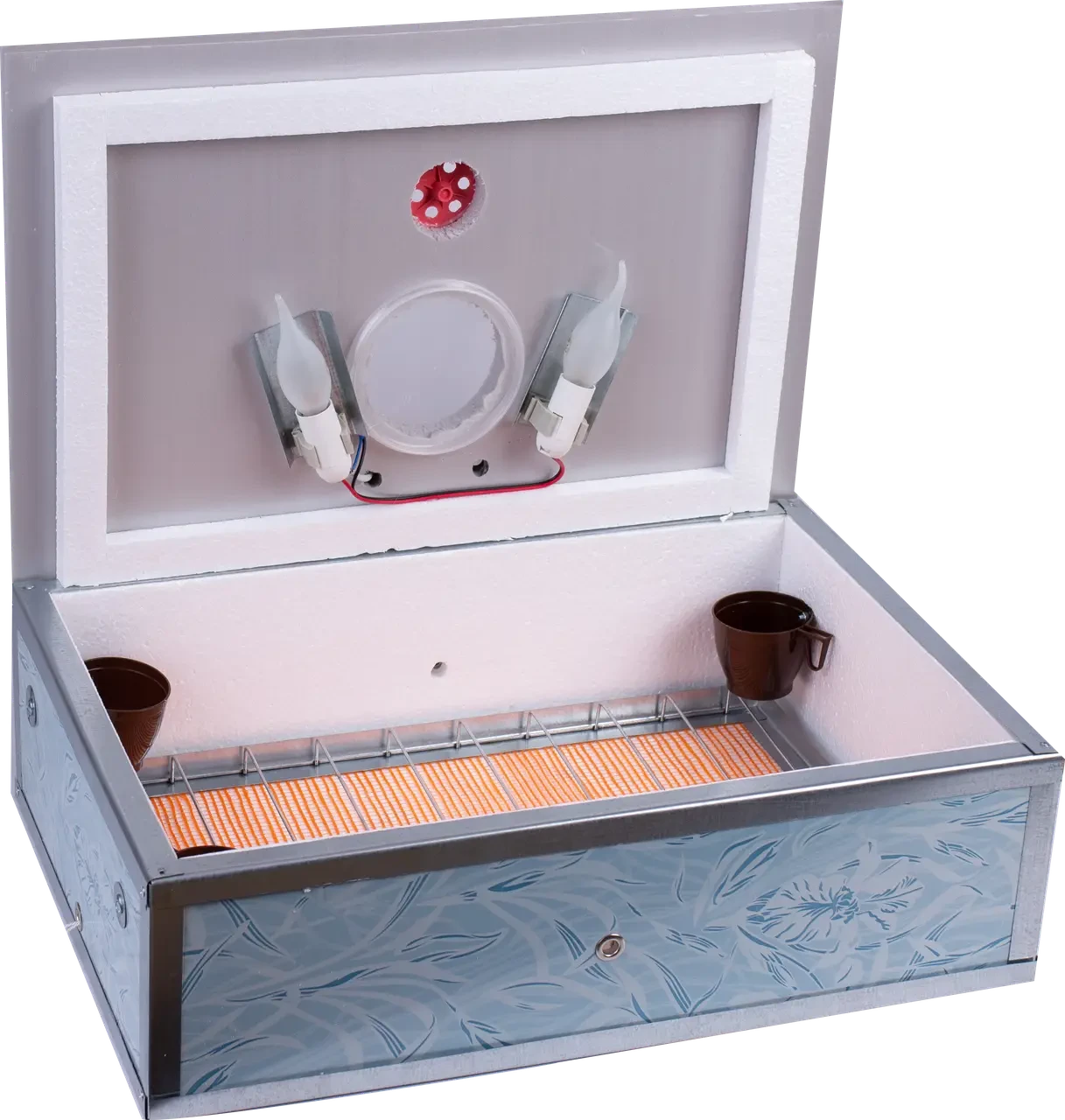 Інкубатор механічний Наседка 70 в пластиковому корпусі, фото 1