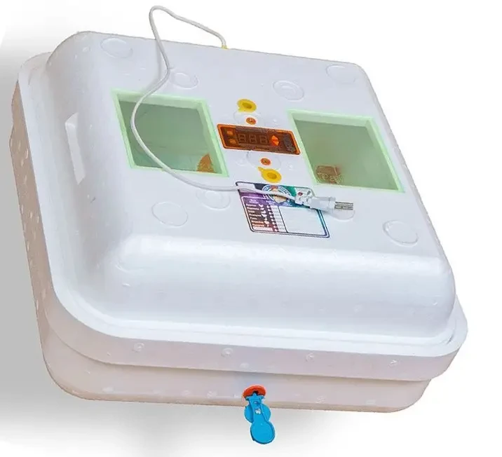 Інкубатор механічний Рябушка Turbo 70 з вологоміром, фото 1