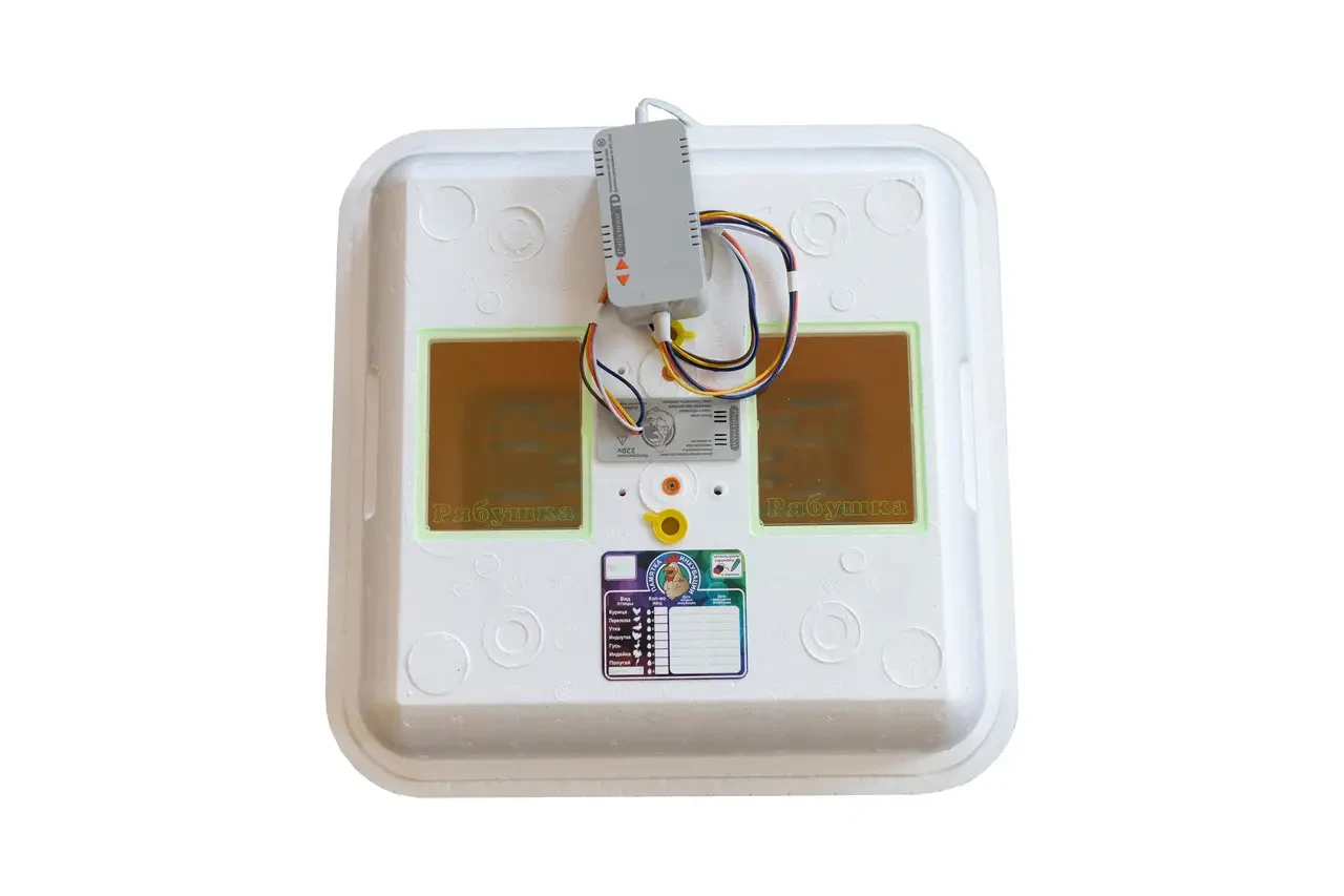 Інкубатор ручний Рябушка Turbo 70-ВТ з цифровим терморегулятором, фото 1