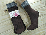 Шкарпетки жіночі капронові ажур "ІРА" 100Den мокко з малюнком НК-2794, фото 8