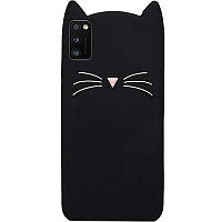 Силиконовая накладка 3D Cat для Samsung Galaxy A41