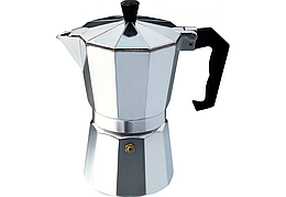 Гейзерна турка кавоварка на 9 чашок еспресо Edenberg EB-3782 кавник гейзерного типу 450 мл