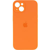 Чехол Silicone Case Full Camera Protective (AA) для Apple iPhone 13 mini (5.4") Оранжевый / Kumquat