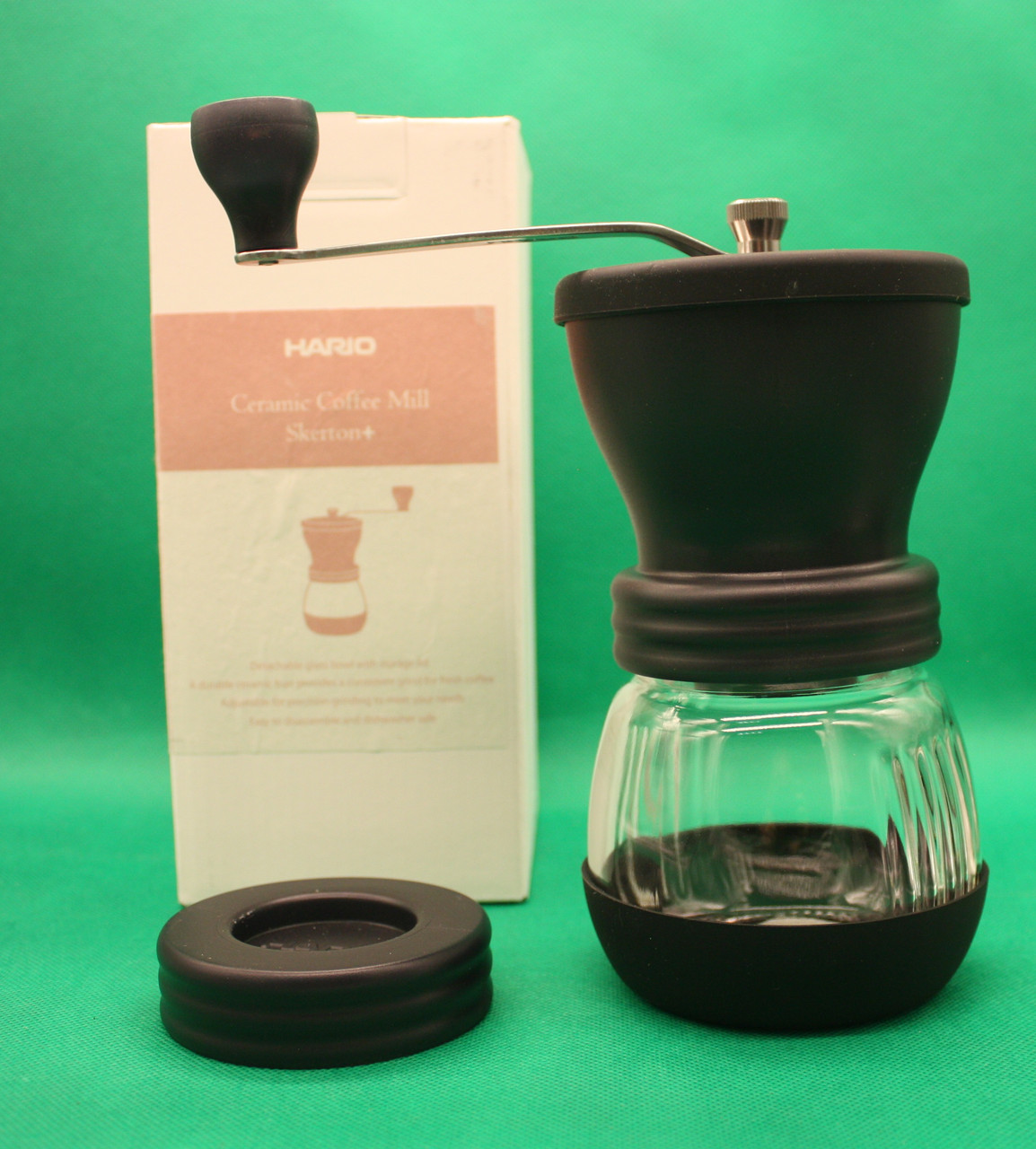 Кофемолка ручная ECO Hario Ceramic Coffee Mill Skerton Plus Еко - фото 3 - id-p1657986038