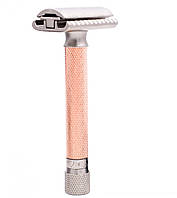 Станок для гоління Т-подібний Parker Variant Adjustable Double Edge Safety Razor Rose Gold