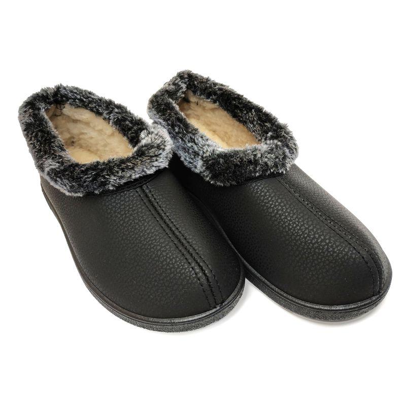 Бурки бабуши жіночі Dago теплі еко-шкіра чорні 3005-1, фото 1