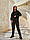 Прогулянковий вельветовий жіночий костюм-двійка: штани та сорочка, батал, у кольорах, фото 2