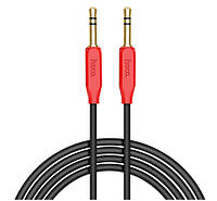 AUX кабель Hoco UPA11 1m черно-красный