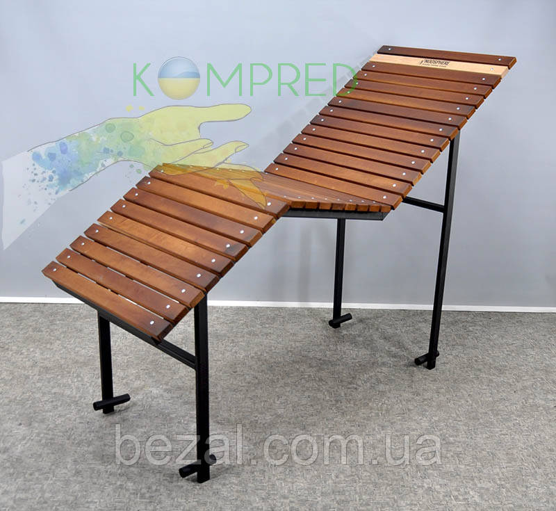 Шезлонг парковий 1900х700х900мм Kompred OL336, фото 1