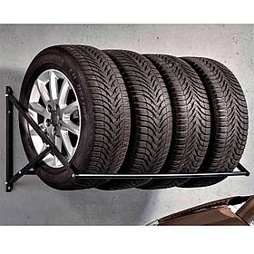 Настінна полиця для зберігання коліс на 4 колеса 1000х600х600 Kompred OL478