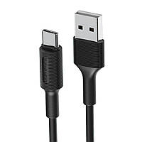 USB кабель Borofone BX1 Type-C 1m чёрный