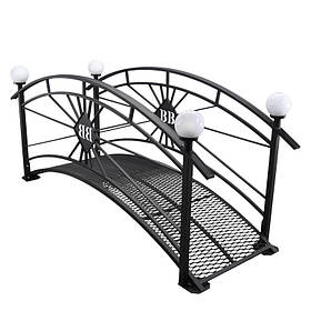 Місток садовий металевий з монограмою