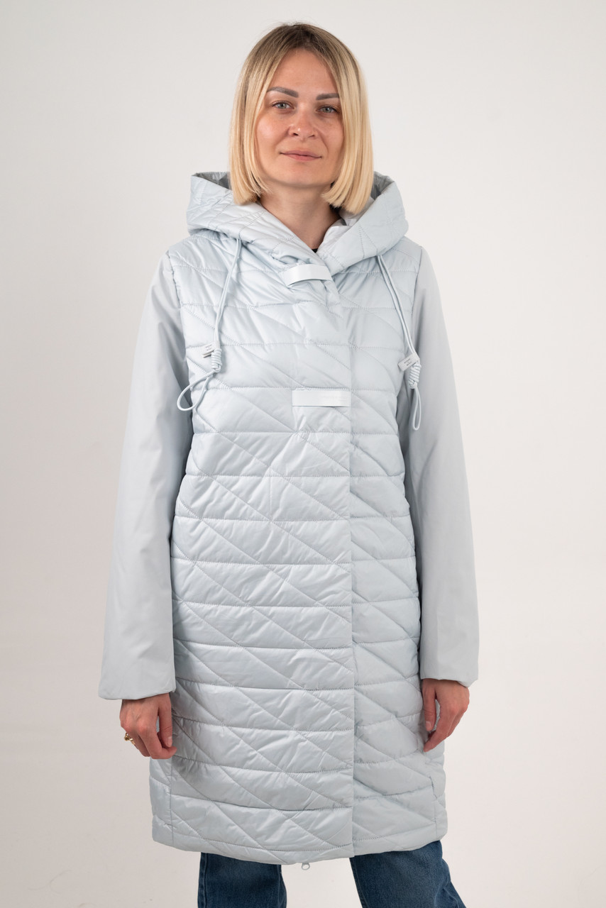 Жіноча куртка TOWMY 6673 grey blue, фото 1