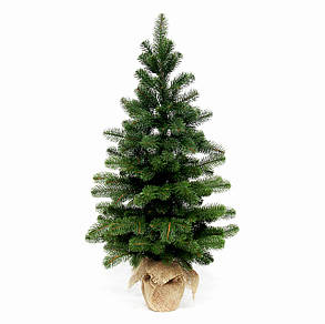 Ялинка лита Premium в мішковині 90 см зелена