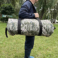 Рюкзак мешок мужской баул ткань Оксфорд на ПВХ 85 л сумка пиксель