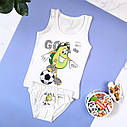Набір білизни для хлопчика донелла від 0 до 7 років Donella комплект майка труси для хлопчика ціна за 1шт, фото 6