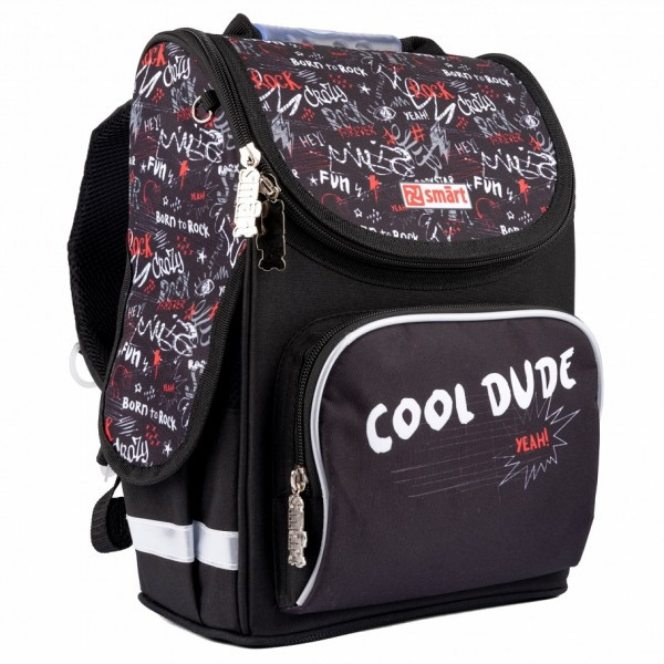 Рюкзак шкільний Smart Dude 559013 26х34х11 см чорний ID 4404164