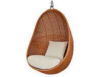 Подвесное кресло-кокон для сада и натурального ротанга