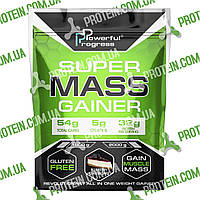 Гейнер Powerful Progress Super Mass Gainer 1000 г Blueberry Cheesecake Черничный Чизкейк