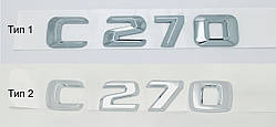 Емблема напис багажника Mercedes C270