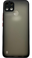 TPU чехол накладка Matte Color Case (TPU) для Realme C21Y (на реалми ц21у) черный