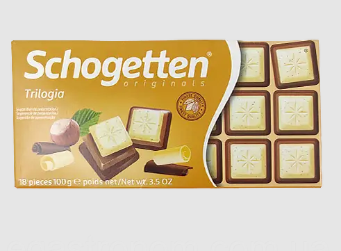 Шоколад Schogetten Trilogia 100 г.